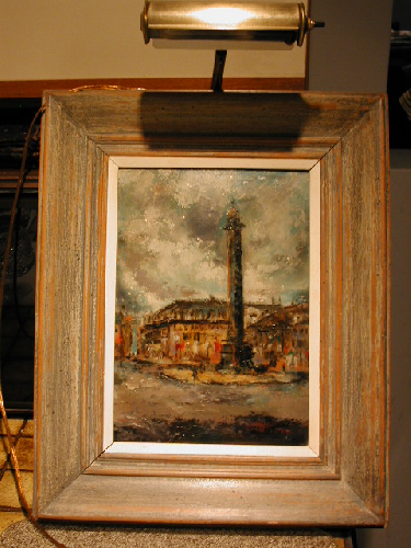 Picture of Style of Derain or Vlaminck Oil on Wood Panel