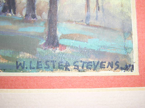 Picture of William Lester Stevens Watercolor